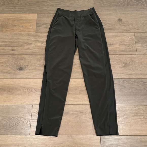 ATHLETA Mountain Olive Brooklyn Mid Rise Ankle Travel Leisure Pants Bottoms 0T - Picture 2 of 10